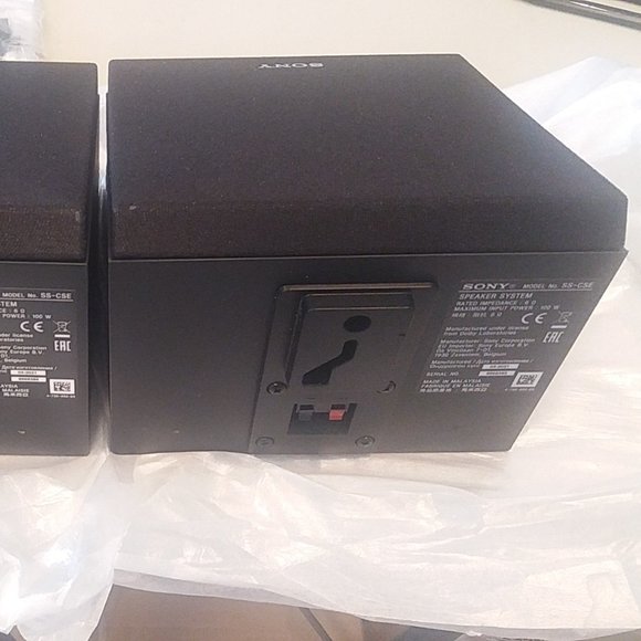 *** Sony SS-CSE Pair Of Dolby Atmos Home Theater Surround Enabled Speakers Black - Picture 8 of 9